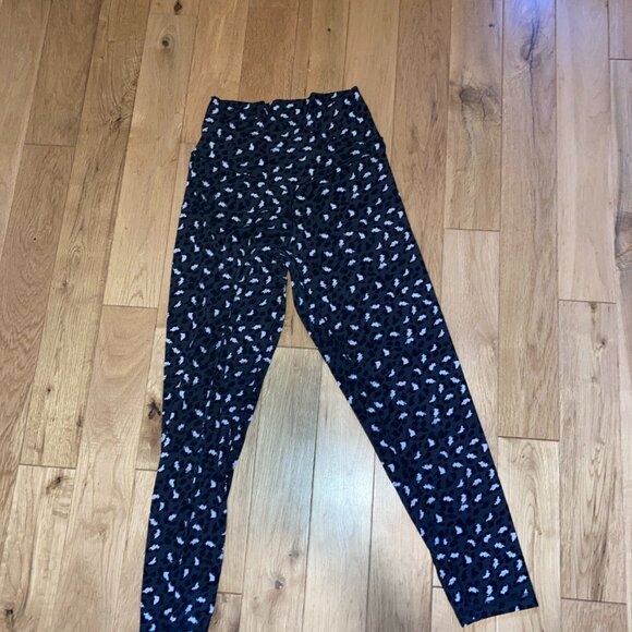 Aerie Real Me high waisted crossover leggings leopard cheetah print bundle of 3 - Picture 5 of 8